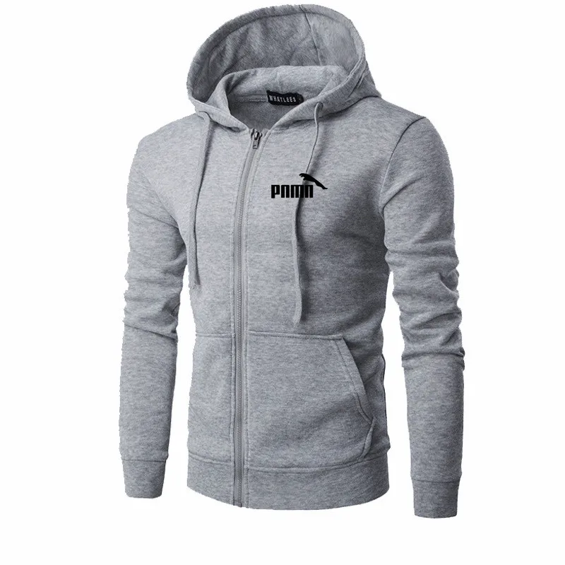 Autumn Men Sweatshirts Long Sleeve Jacket Hoodie Zipper Closure Jacket Male Hoodies Sweatshirt Slim Fit Male Clothing - Image 5
