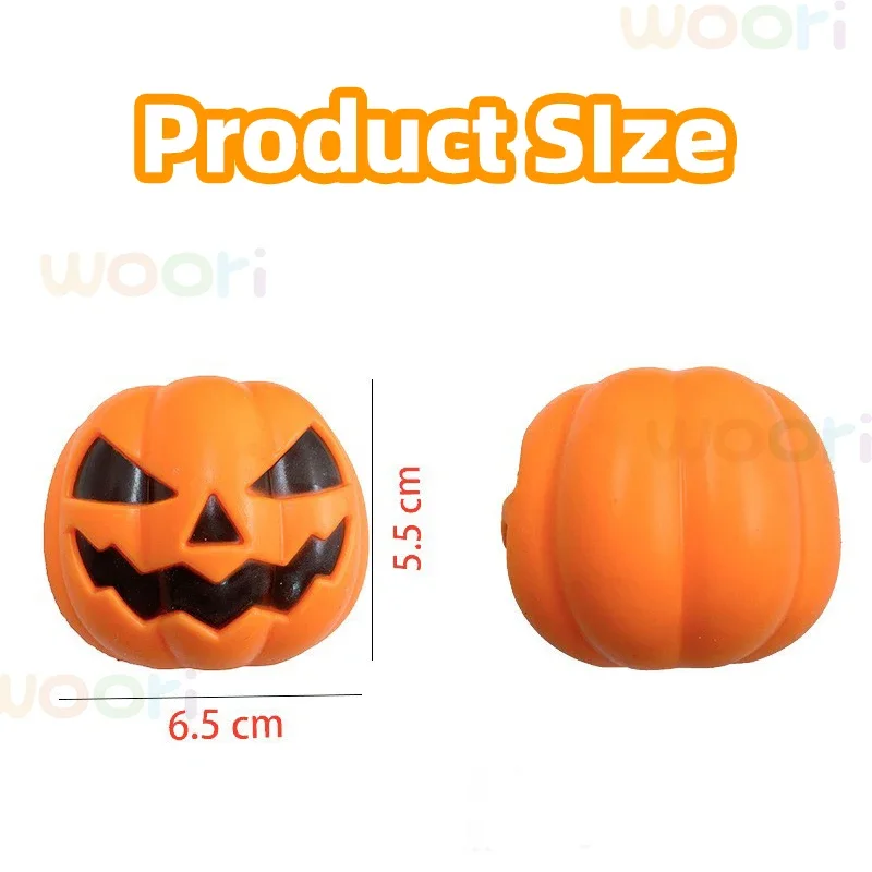 Halloween Ghost Squeeze Pumpkin TPR Ghost Cup Toys Decompression Fidget Antistress Sensory Stress Reliefing Gift For Kids Adults