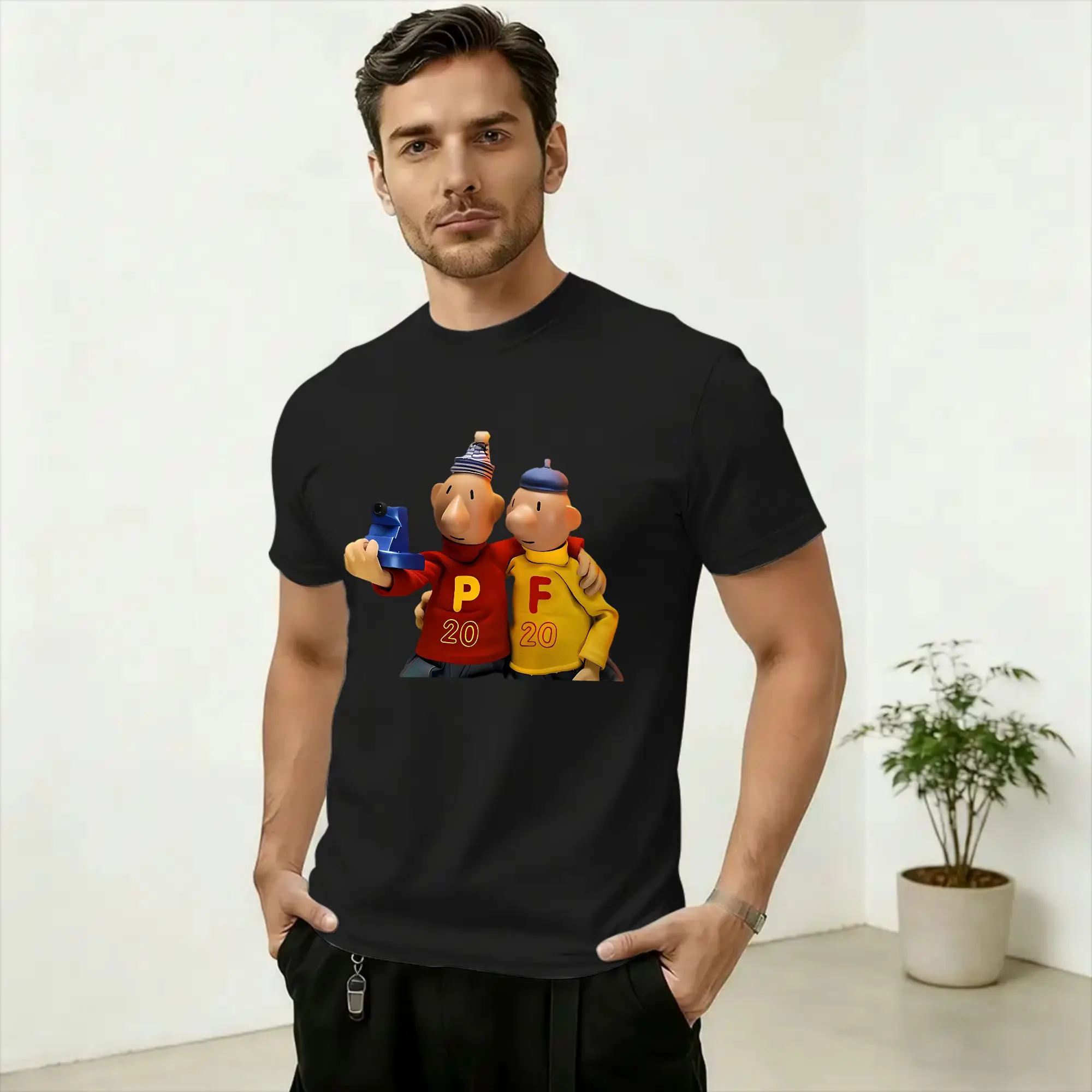 Pats Mats Men's T Shirt  Novelty Tees Short Sleeve Round Neck T-Shirts Cotton Classic Clothing