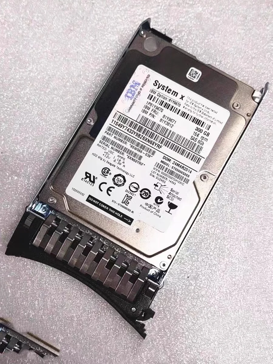 For IBM 42D0638 90Y8877 90Y8878 300G 10k 2.5 inch server hard drive