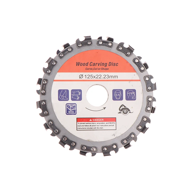 

125*22 мм шлифовальный деревообрабатывающий диск, канавочный станок, цепи, диск для резьбы по дереву, режущий диск для 5-дюймовой угловой шлифовальной машины
