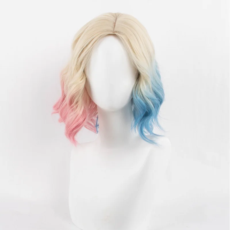 الأربعاء أنيمي من التلفزيون الأمريكي SeriescosWig Inid · سنكلير وولف فتاة الأوروبية والأمريكية التدرج مصبوغ شعر مستعار مجعد #1