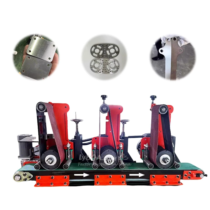 LY Polishing Machine Small Flat Surface Automatic Polisher Suitable for Rust Removal Polishing and Deburring Metal Wood Stone