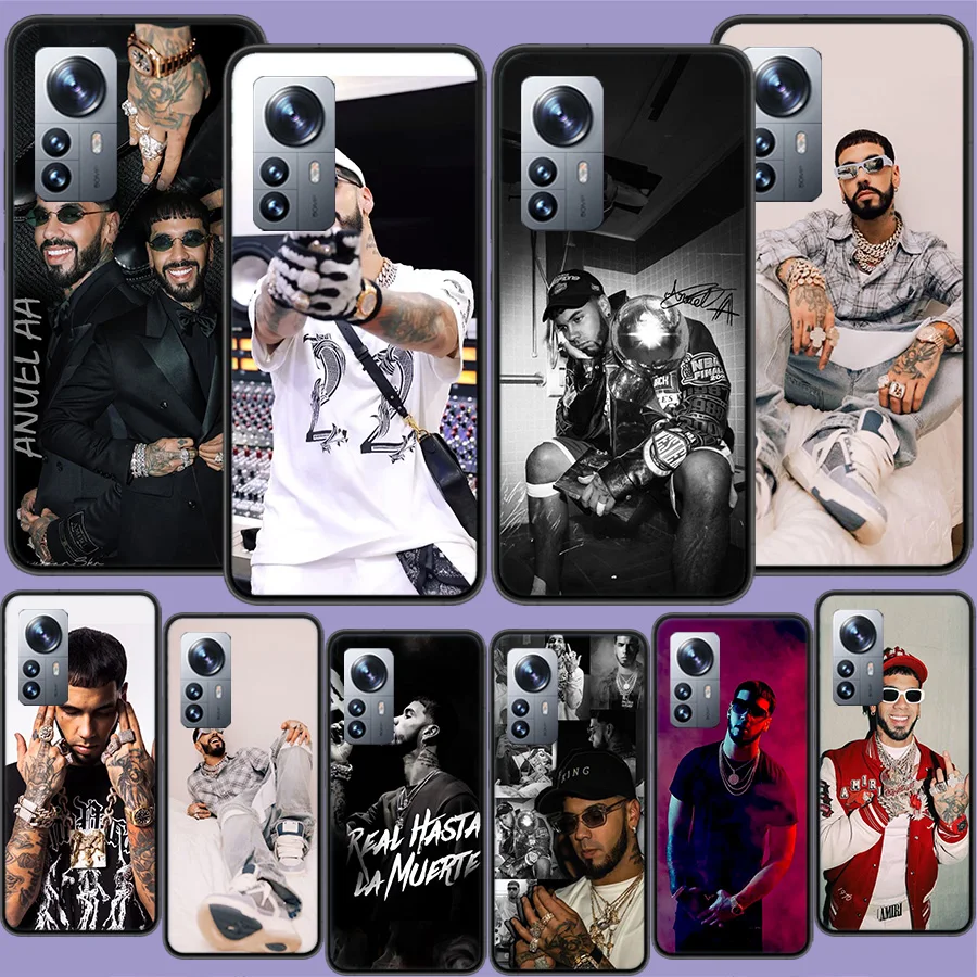 Rapper A-Anuel AA Real Phone Case For Redmi Note 15 Pro 5G 14 13 12 Pro Plus 11 11T 11E 11S 10 Pro 10S 9 9S Cover Cell Clear wit