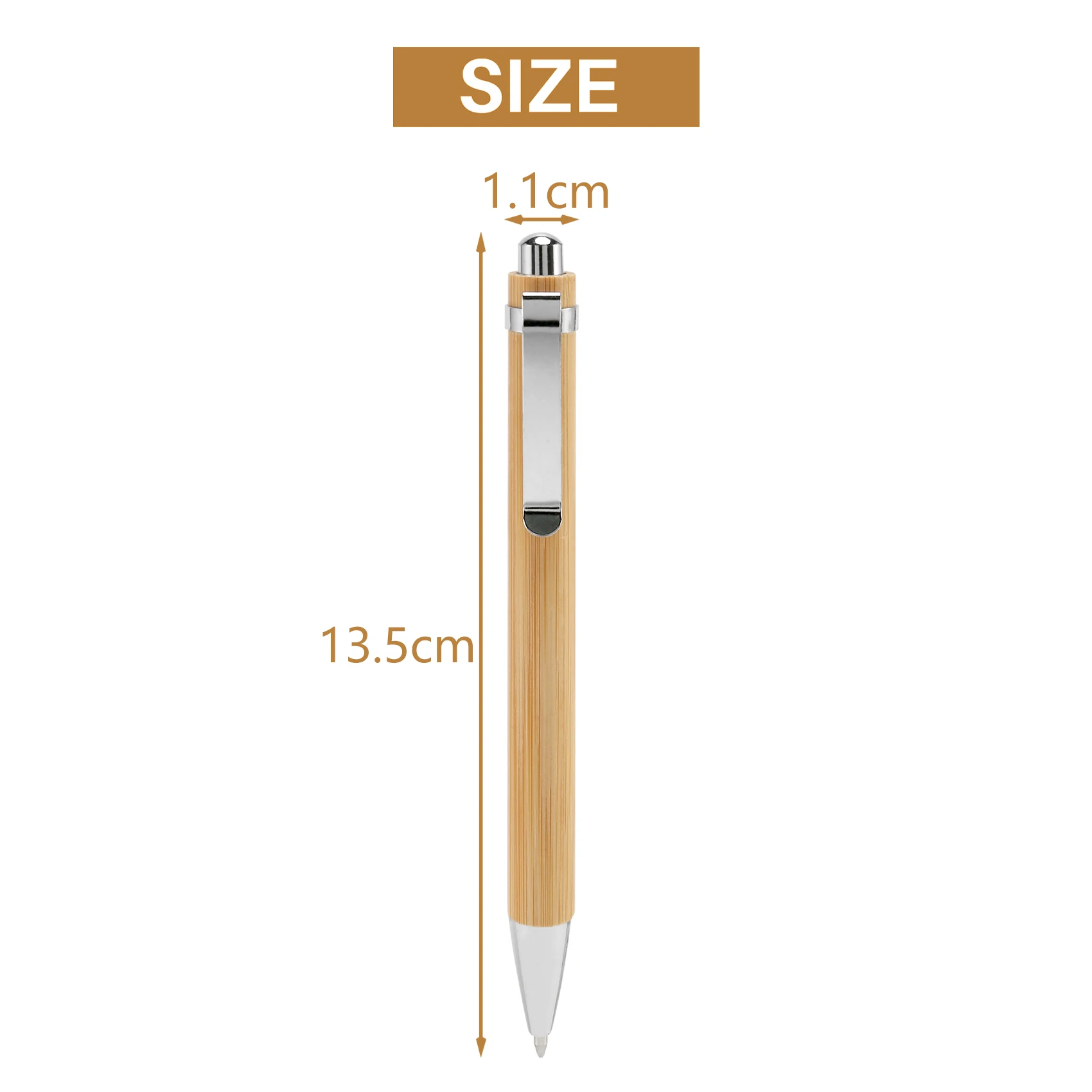 A34M-100 Pcs/Lot Bamboo Ballpoint Pen Stylus Contact Pen Office & School Supplies Pens & Writing Supplies Gifts