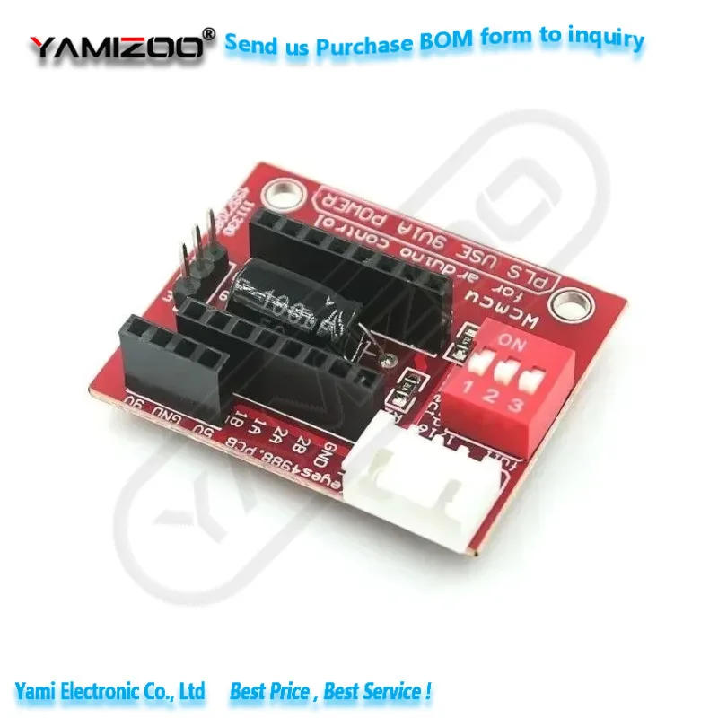 10 Stück 42 Schrittmotor-Treiber-Erweiterungsplatine DRV8825 A4988 3D-Drucker-Steuerungsmodul für Arduino für UN R3 Ramps1.4 DIY – Detail 3