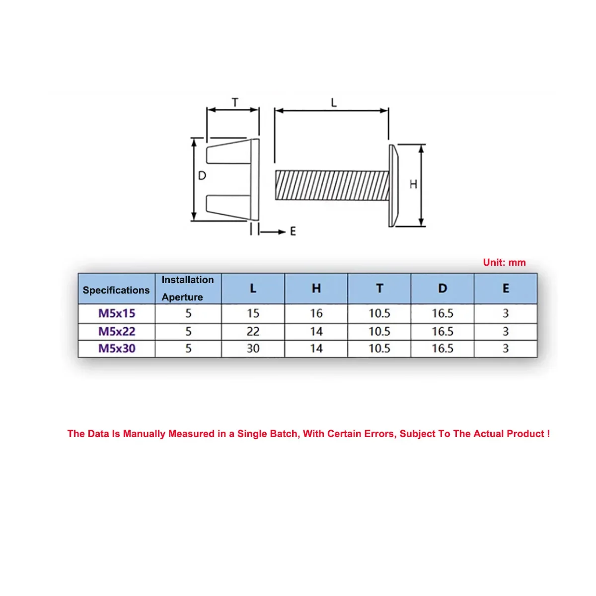 

Transparent Plastic Butterfly Screw And Nut Display Stand Stationery Fixing Buckle