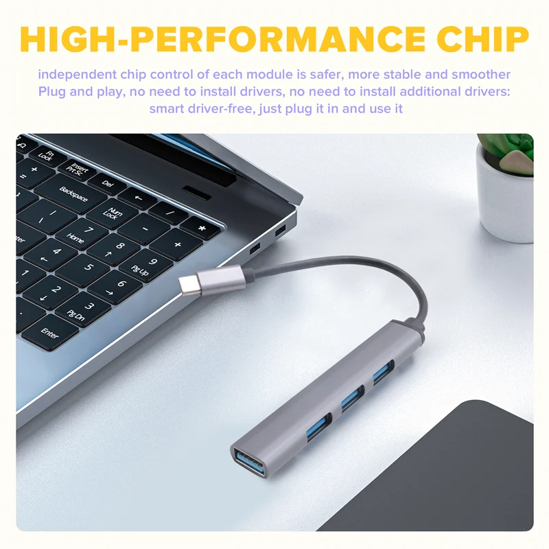 مُقسِّم Type C بـ 4 منافذ: تقييم شامل لمحول USB 3.0 متعدد المنافذ لتحسين إنتاجيتك