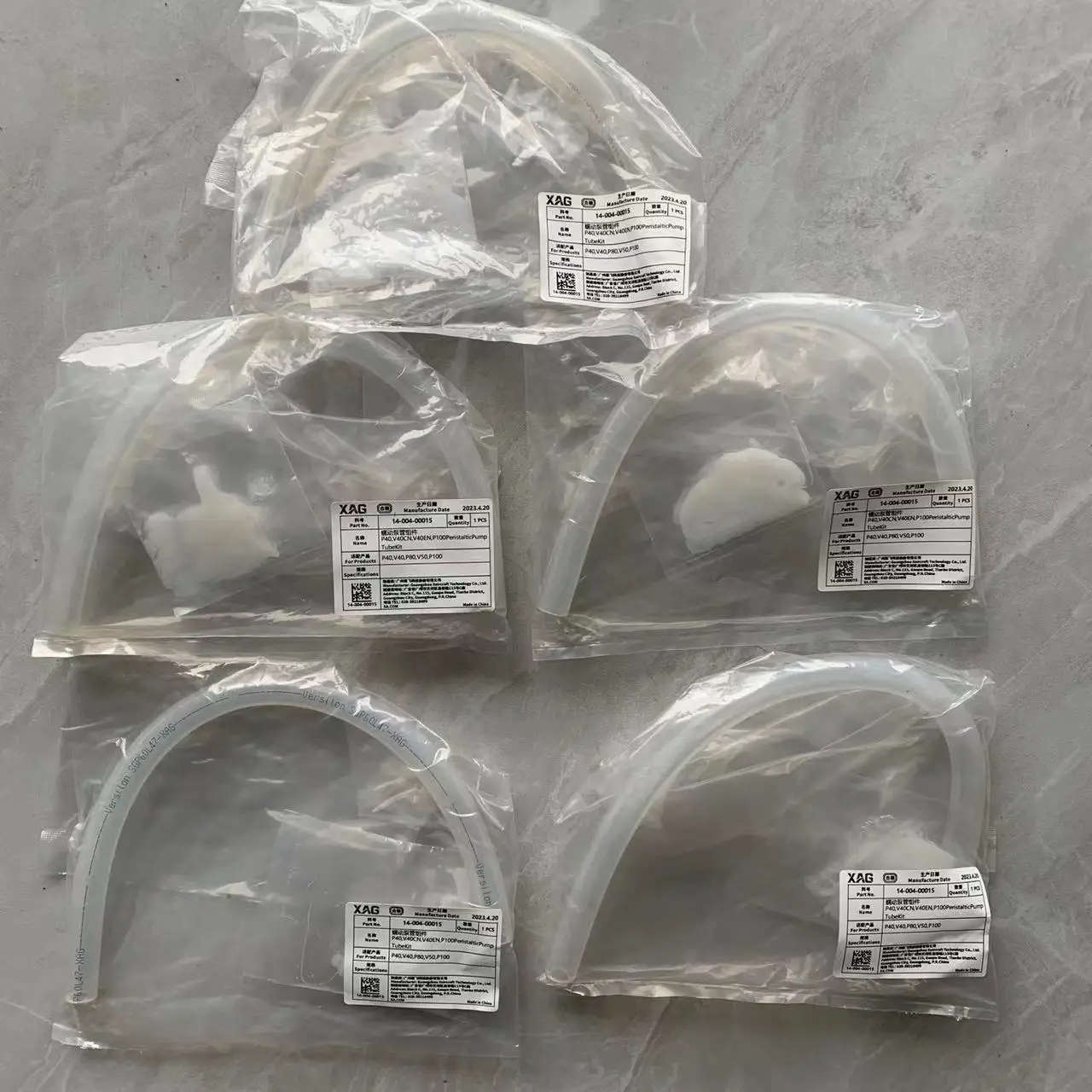 For Agras XAG P100/V50 2022/V40/P80/P40 Liquid Tube Kit (Peristaltic Pump) Kit Parts Agricultural drone Accessories 14-004-00015