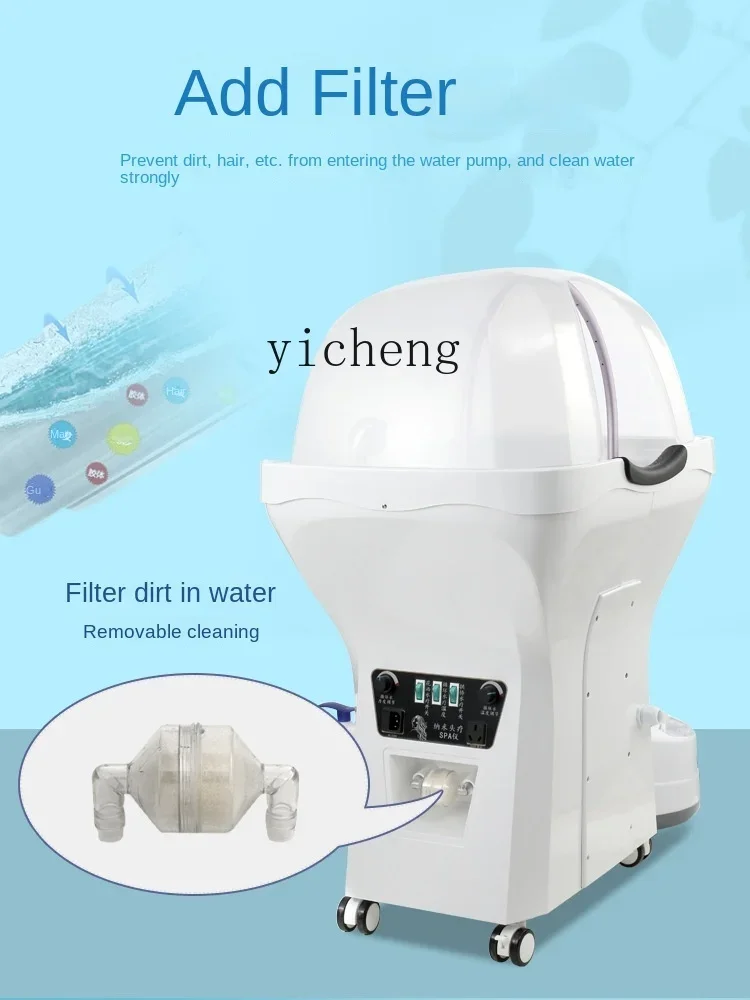 YY Fumigation Instrument Scalp Hair Care Hair Care Shop Machine Water Circulation Color Light Spa