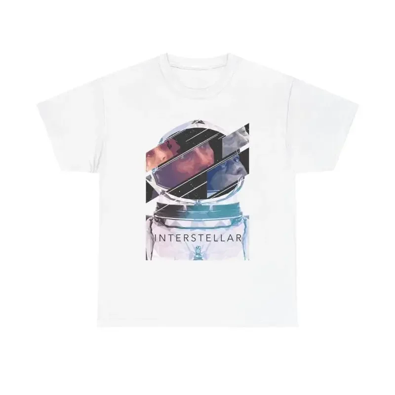 Interstellar T Shirt Vintage Movie Space Sci Fi Heavy Cotton