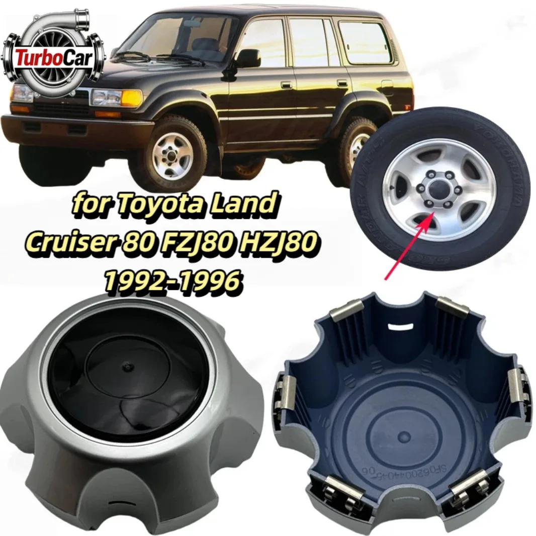 

For Toyota Land Cruiser 80 FZJ80 HZJ80 1992-1996 Wheel Hub Center Cover Car Wheel Rim Hubcap Replacement
