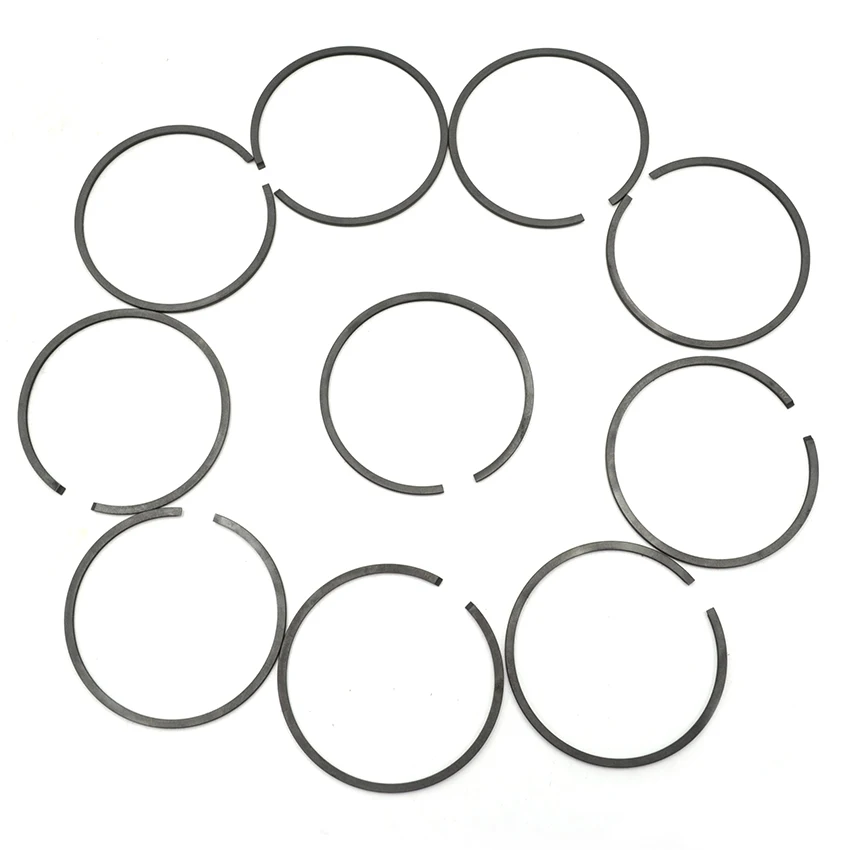 10pcs Piston Rings 1.5mm x 39mm 40mm 40.5mm 41mm 41.1mm 41.5mm 42mm 42.5mm 43mm 44mm 44.3mm For STIHL Husqvarna Zenoah Engine