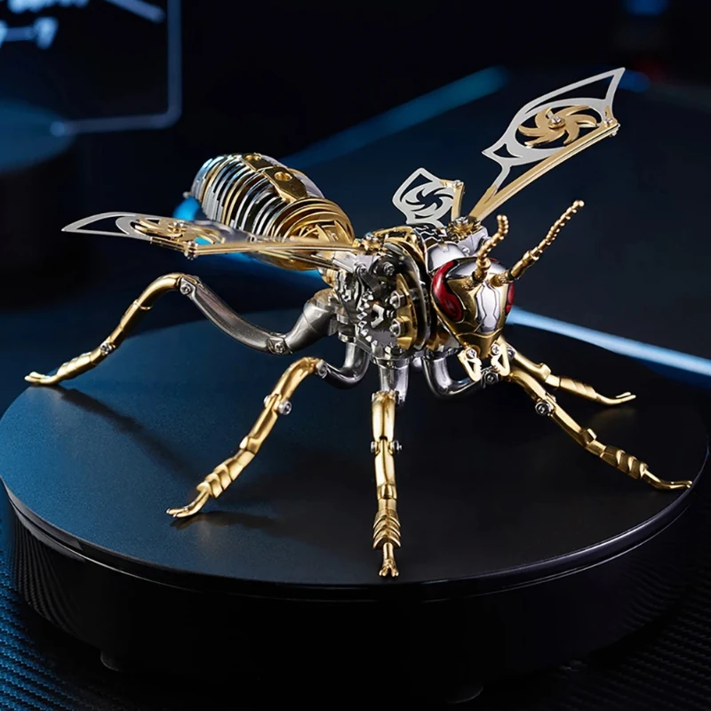 Boy Gift DIY Assembly 3D Metal Bumblebee Assembly Model Kit Decoration Toys Accessories Mechanical Puzzle Cool