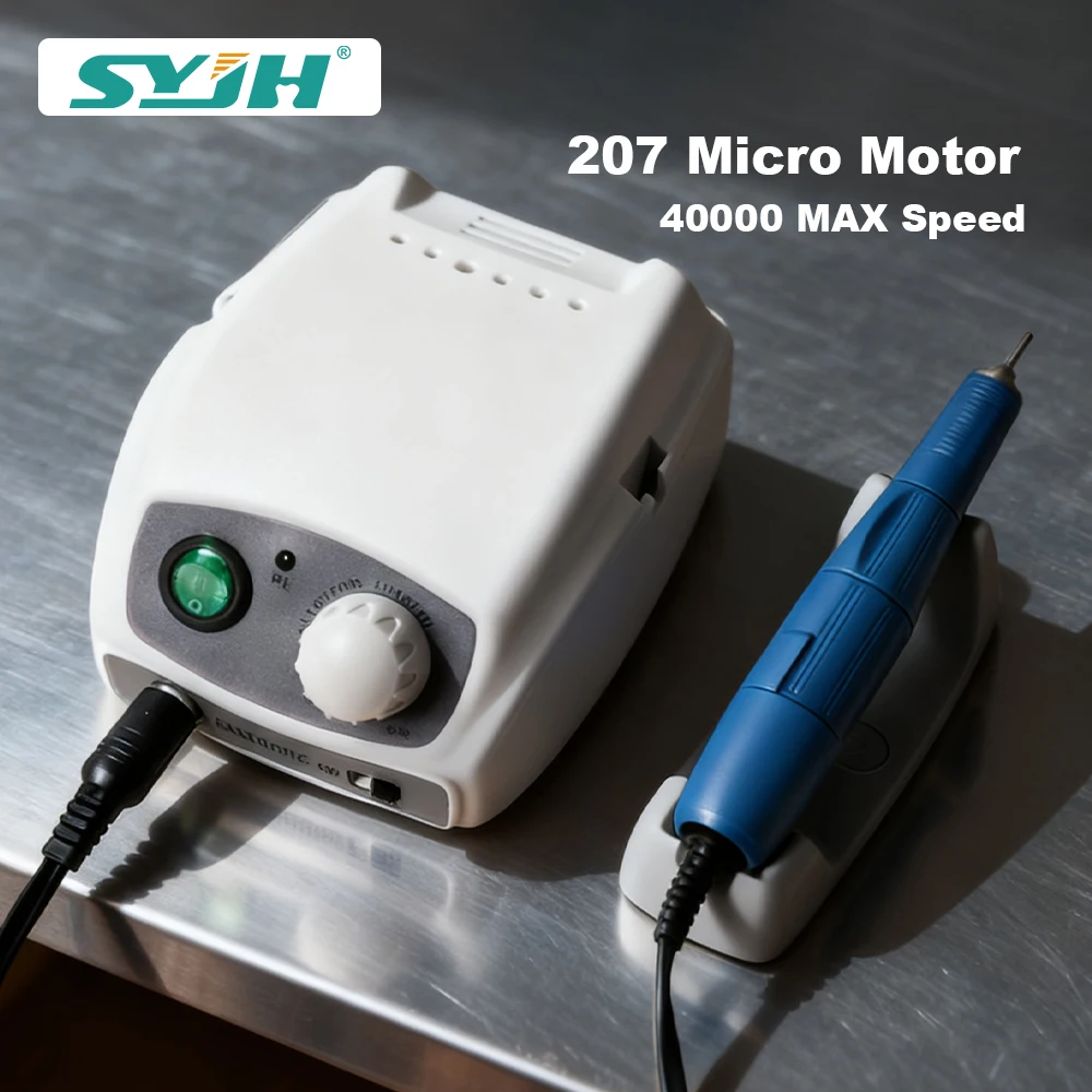 

SYJH 40000 RPM 207 Control Box Dental Micromotor Electric for Clinical Denture Fabrication in Dental Lab Equipment
