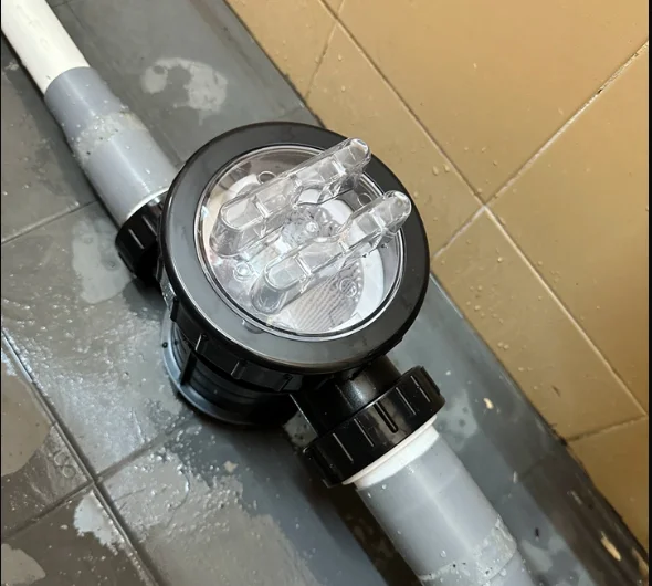 For Barber shop bath pool Hair filter Drainage anti-blocking filter Water pump prefilter  Anti-blocking filter connection pipe