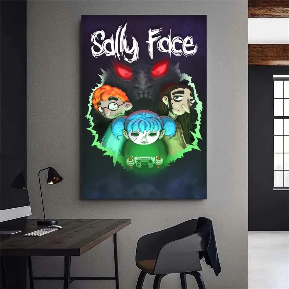 Sally Face Game Poster Gallery Prints Painting Wall Canvas Pictures Living Room Sticker Small