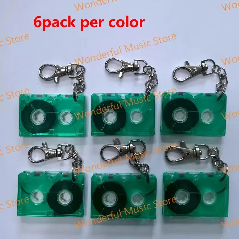 recording box for interview equipment, with blank tapes, 40-55 minute tapes, 5 * 3.4 cm micro tapes with keychain