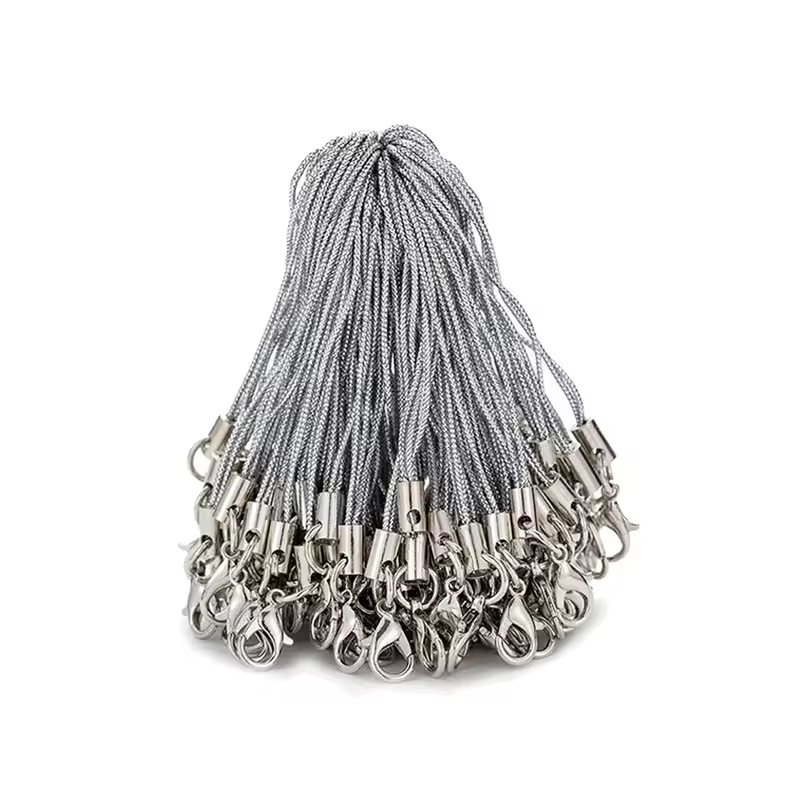 10/20/50Pcs Lobster Clasp Lanyard Strap Cord Mobile Cords Charm Nylon Key Ring Chain For DIY Keyring Jewelry Making Accessories - Image 8