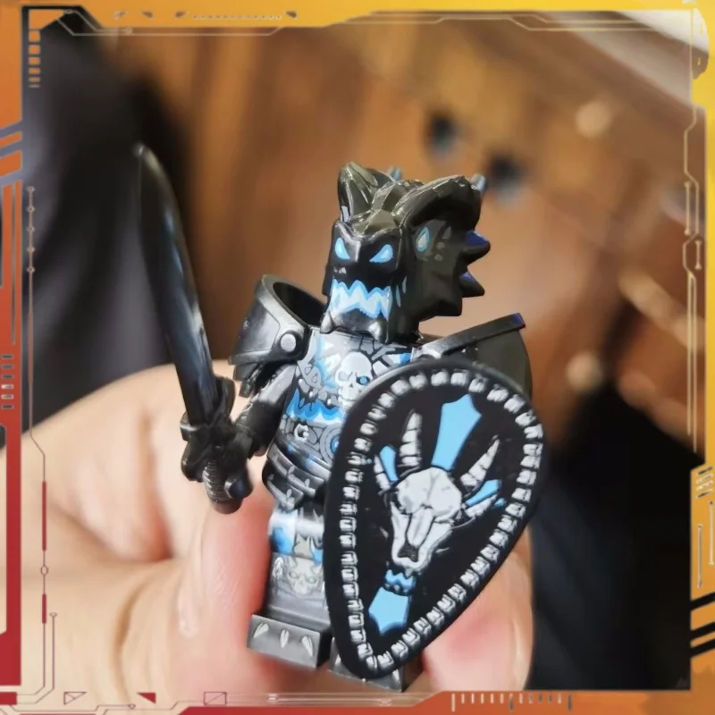 

Аниме Undead Knight, кирпичи, слепая коробка, мини-фигурки, модель, аксессуары, MOC, рыцари-драконы, строительные блоки, игрушки «сделай сам»