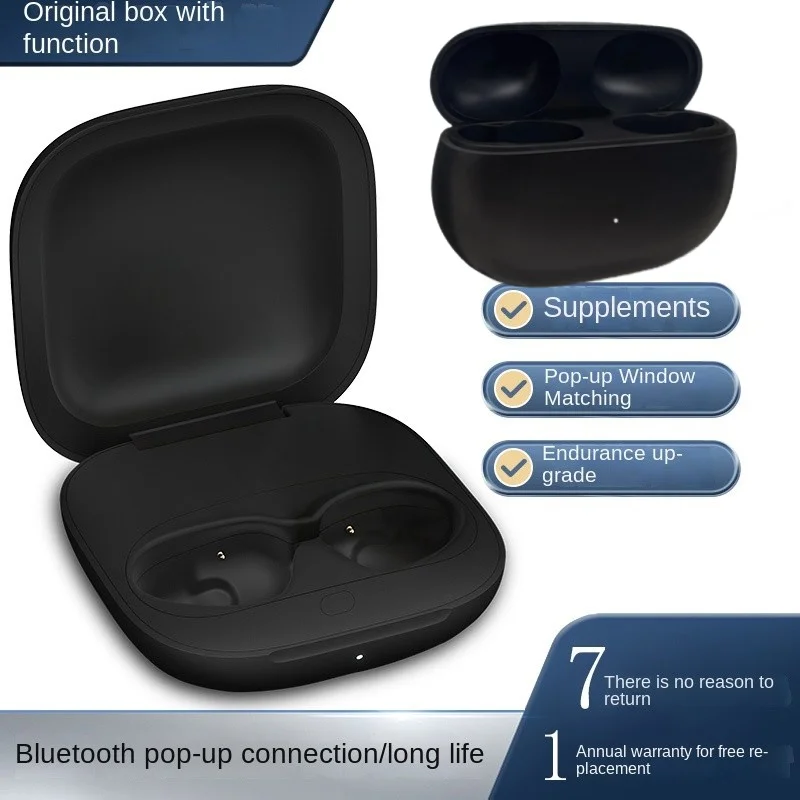 

700mAh Earphone Charging Box Charger Case For Beats Fit Pro Wireless Bluetooth Headphones Studio Accessories Storage Shell Black