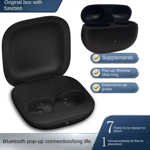 Caja de carga de auriculares de 700 mAh Caja de carga para Beats Fit Pro Wireless Bluetooth Bluetooth Accesorios de almacenamiento de almacenamiento Black para Beats PowerBeats Pro Caso de carga con StudioBuds+ Caja de