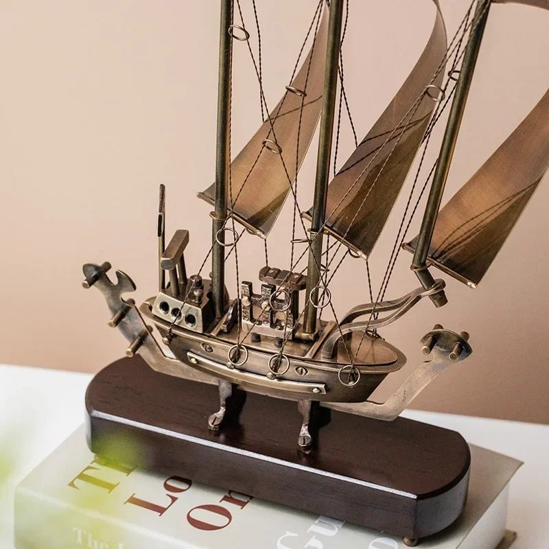 Smooth sailing boat ornament