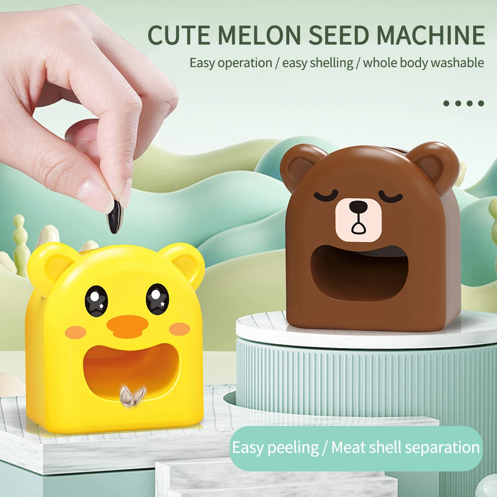 Melon Seed Automatic Peeler Sunflower Seed Peeler Lazy Man\'s Magic Tool Home Kitchen Gadget Nutcracker Shell Remover Lazy Tools