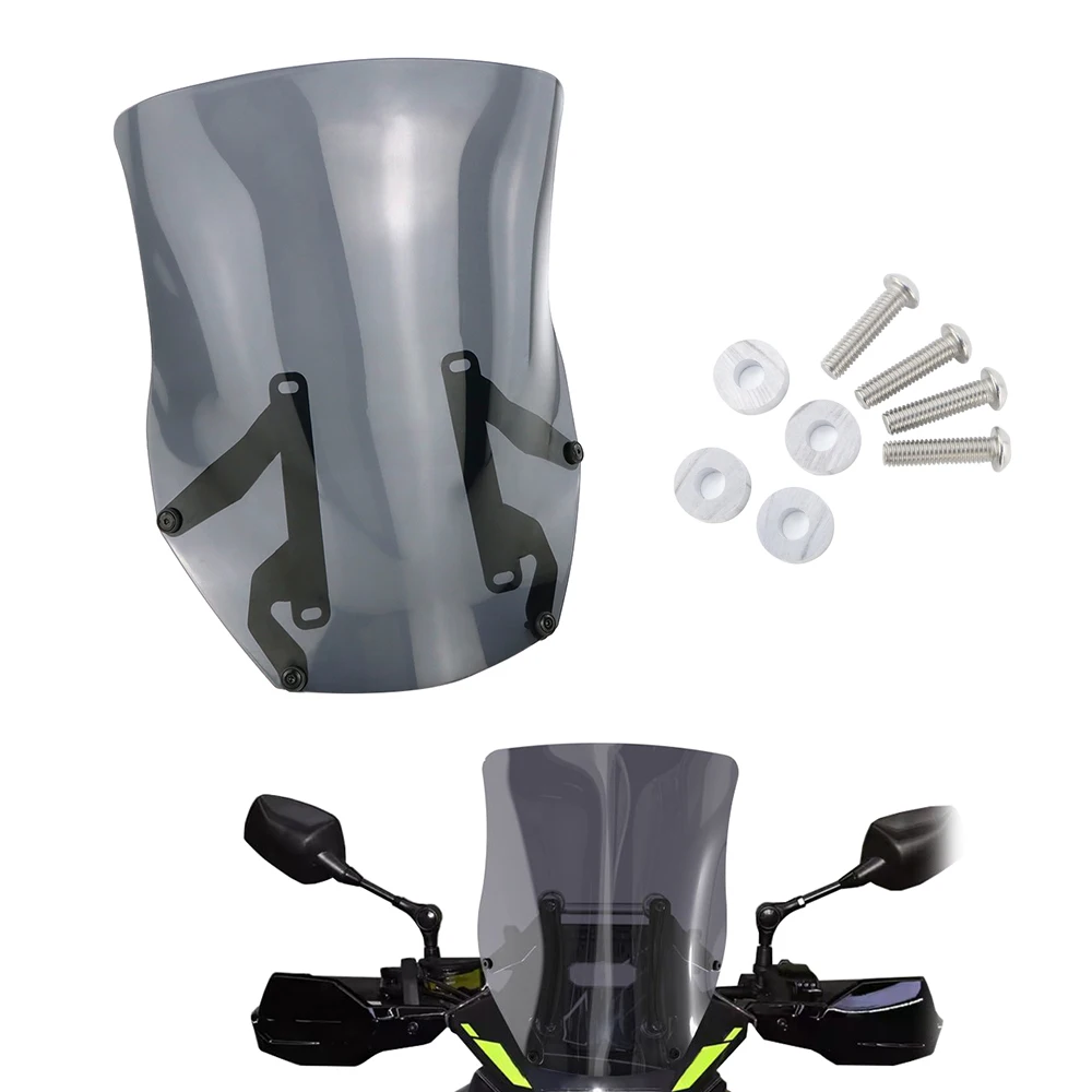 

For CFMOTO 450MT MT450 2024-2025 CFMOTO IBEX 450 2024-2025 Motorcycle Front Windscreen Wind Deflector Cover Windshield Protector
