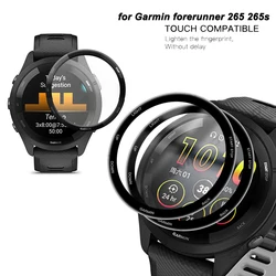 3PCS/5PCS Screen Protector 3D PMMA Curved Edge HD Full Coverage Film for Garmin Forerunner 265 265s