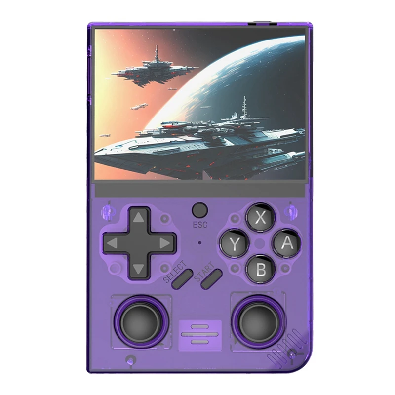 

AEE7-R35plus Retro Video Game Console 128G 20,000+Games 3.5In IPS Screen Handheld Game Console Linux System For GBA PSP PS1