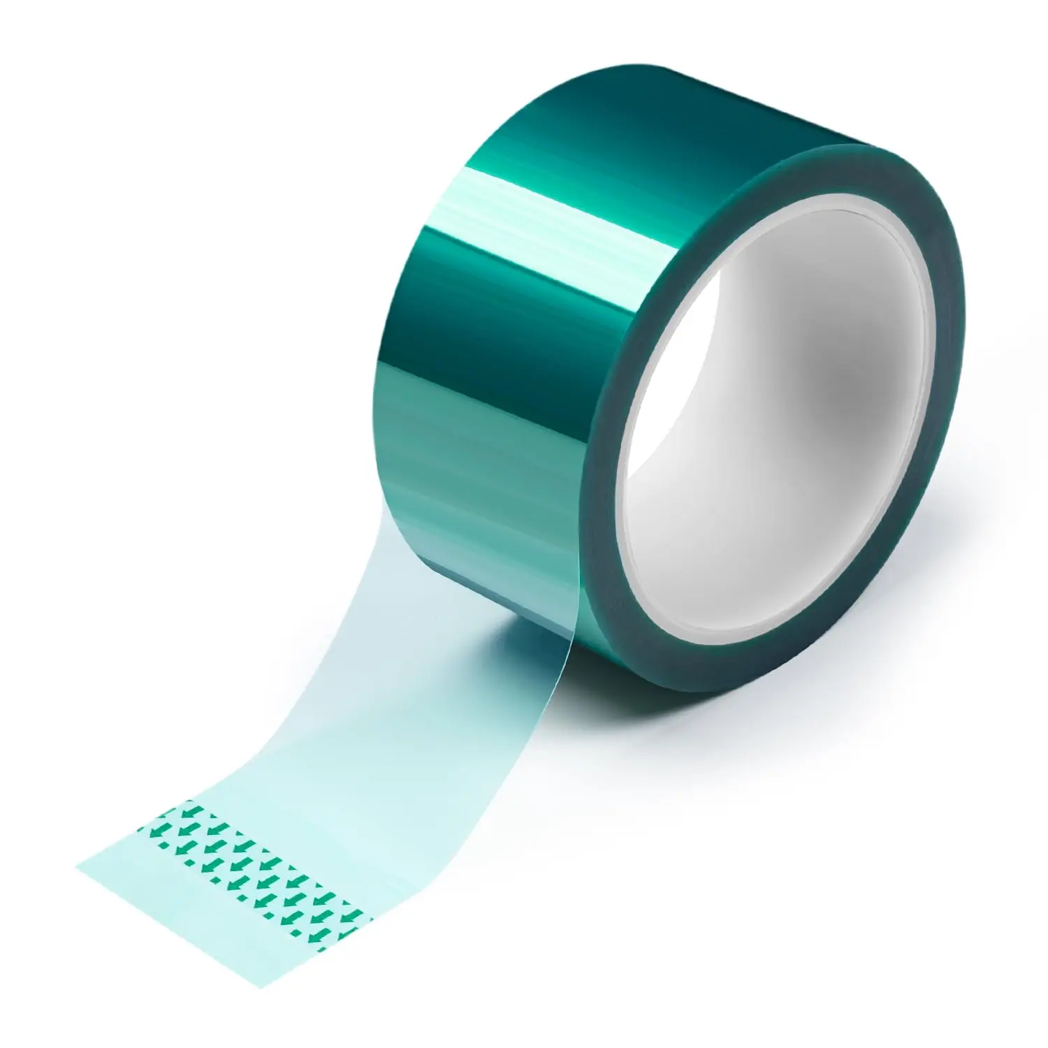 Resin Tape for Epoxy Resin Molding for High Temp Resin Tape 500°F Heat Resistant, Green Silicone Adhesive ，DIY & Powder Coating