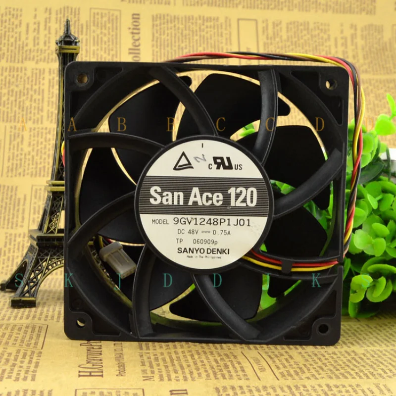 

Вентилятор охлаждения сервера M для Sanyo SANACE120 9GV1248P1J01 48V 0.75A.