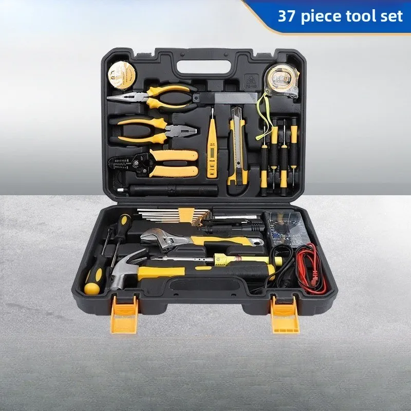 Multifunctional Hardware Tool Kit Household Electrician Auto Repair Tool Box Portable Vehicle Mounted Combination Tools Set