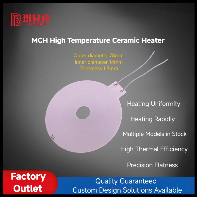 Hot Sale MCH keramische verwarming op hoge temperatuur Meerdere modellen Ringverwarmingselement Elektrische apparatuur