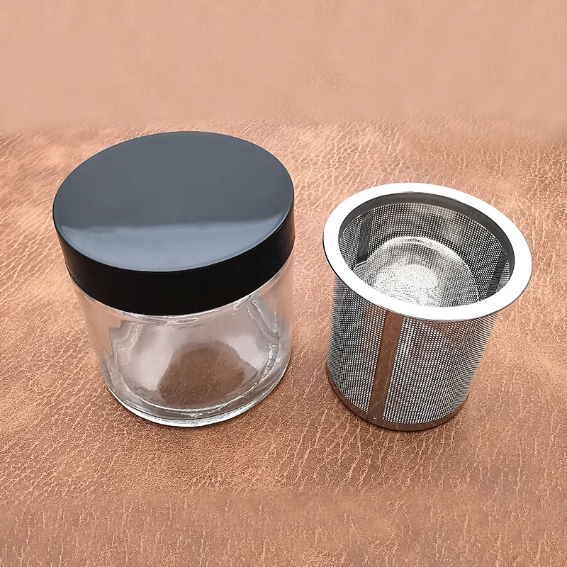 

High Quality Stainless Steel Baskets And Glass Bottle Set For Watch Cleaning Machine, Watchmaker Tools Watch Repance Tools
