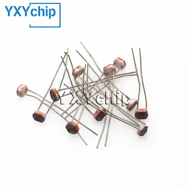 20PCS/LOT PHOTORESISTOR GL5506 GL5516 GL5528 GL5537 GL5539 GL5547 GL5549 LDR LIGHT DETECTION SWITCH SENSOR NEW