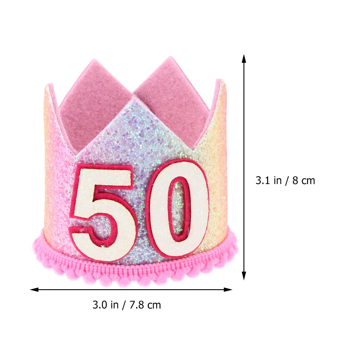 

Rainbow Gradient for Kids Hat Birthday Crown Birthday Crown Hat Photo Props