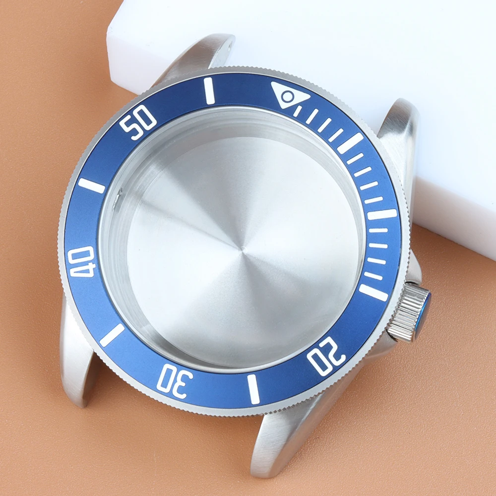 

Корпус для часов Pelagos, 42,5 мм, с синим безелем, мужской, с сапфировым стеклом, подходит для механизма Miyota 8215, циферблат 31,8 мм, корпус из нержавеющей стали с браслетом.