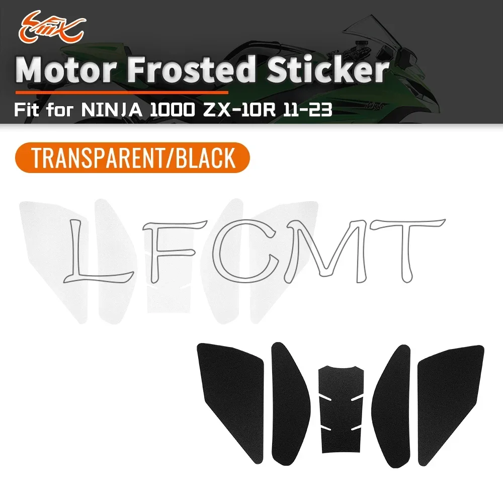 

Fuel Tank Pad Tank Traction Pad Frosted Anti Slip Sticker Gas Knee Grip Protector Fit for Kawasaki NINJA ZX10R ZX-10R 2011-2023