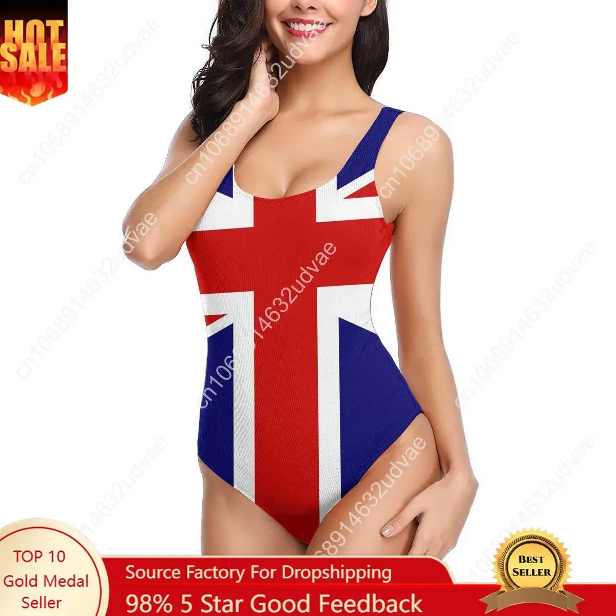 British Flag Union Jack Exotic Bikinis Women Swimsuit Low Waist Quick Drying Women Beach Bathing Suit SwimSuit M3