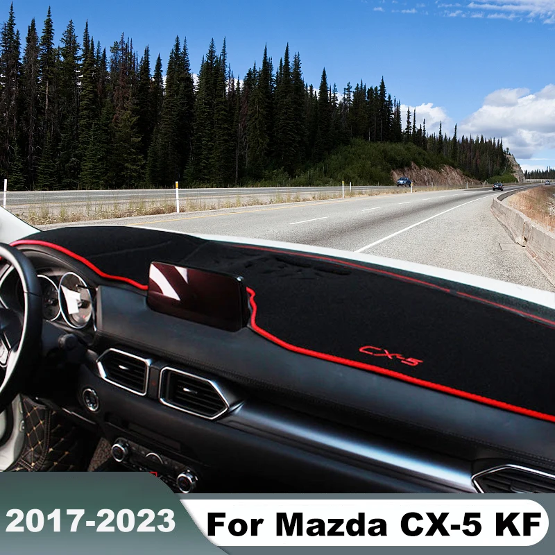 

Для Mazda CX-5 CX5 CX 5 KF 2017 2018 2019 2020 2021 2022 2023 Чехол на приборную панель автомобиля, избегайте света, козырек от солнца, коврик с защитой от УФ-лучей