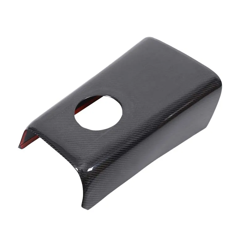 

metyoucar For Nissan GTR R35 2008-2016 Real Carbon Fiber Car Rear Drain Cup Panel Cover Decoration Interior Car Accessories