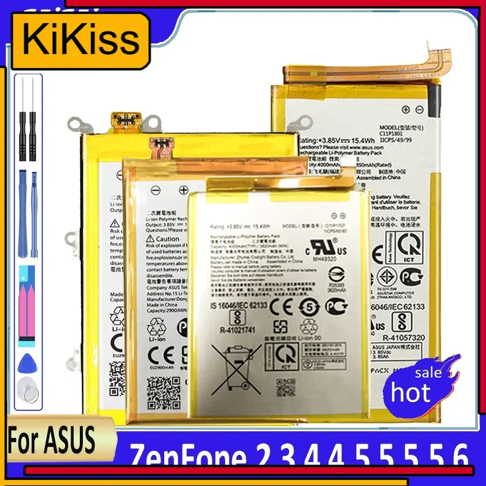 C11P1601 Battery For ASUS Per ZenFone 2 3 4 4.5 5 5.5 6 Laser Deluxe Max M1 M2 Pro Go TV C Live ZE520KL Z017D LIVE ZB501KL