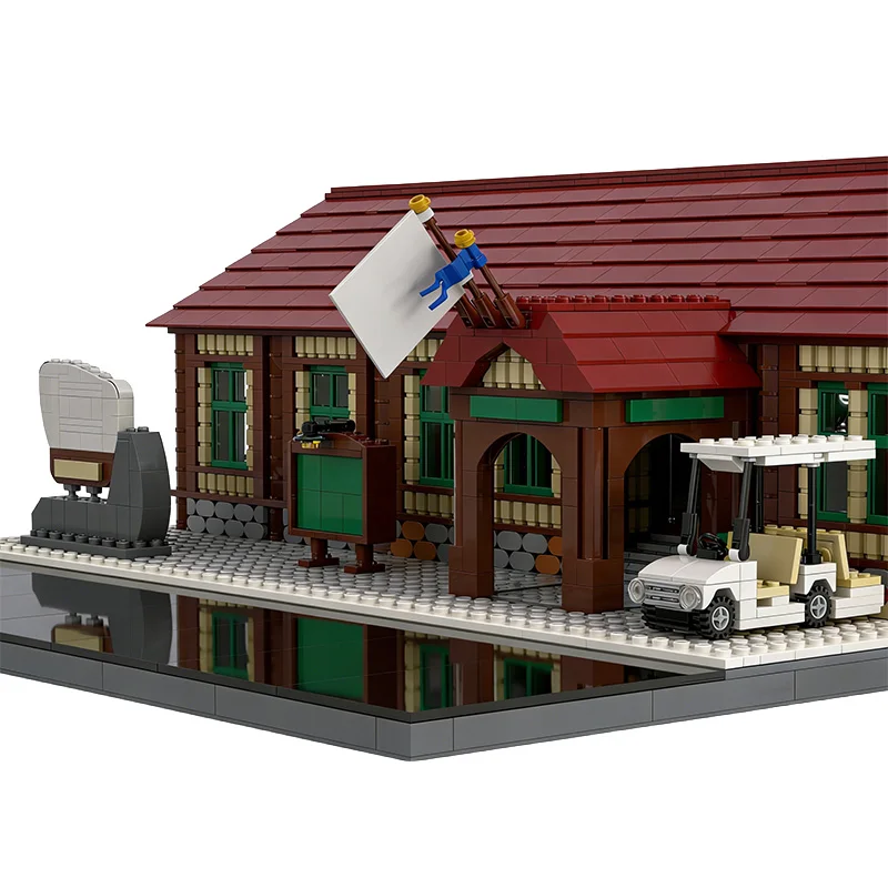 4561 PCS Modular Building National Park Ranger Station MOC Customize Modular Building Block Popular DIY Boys Toy Christmas Gift