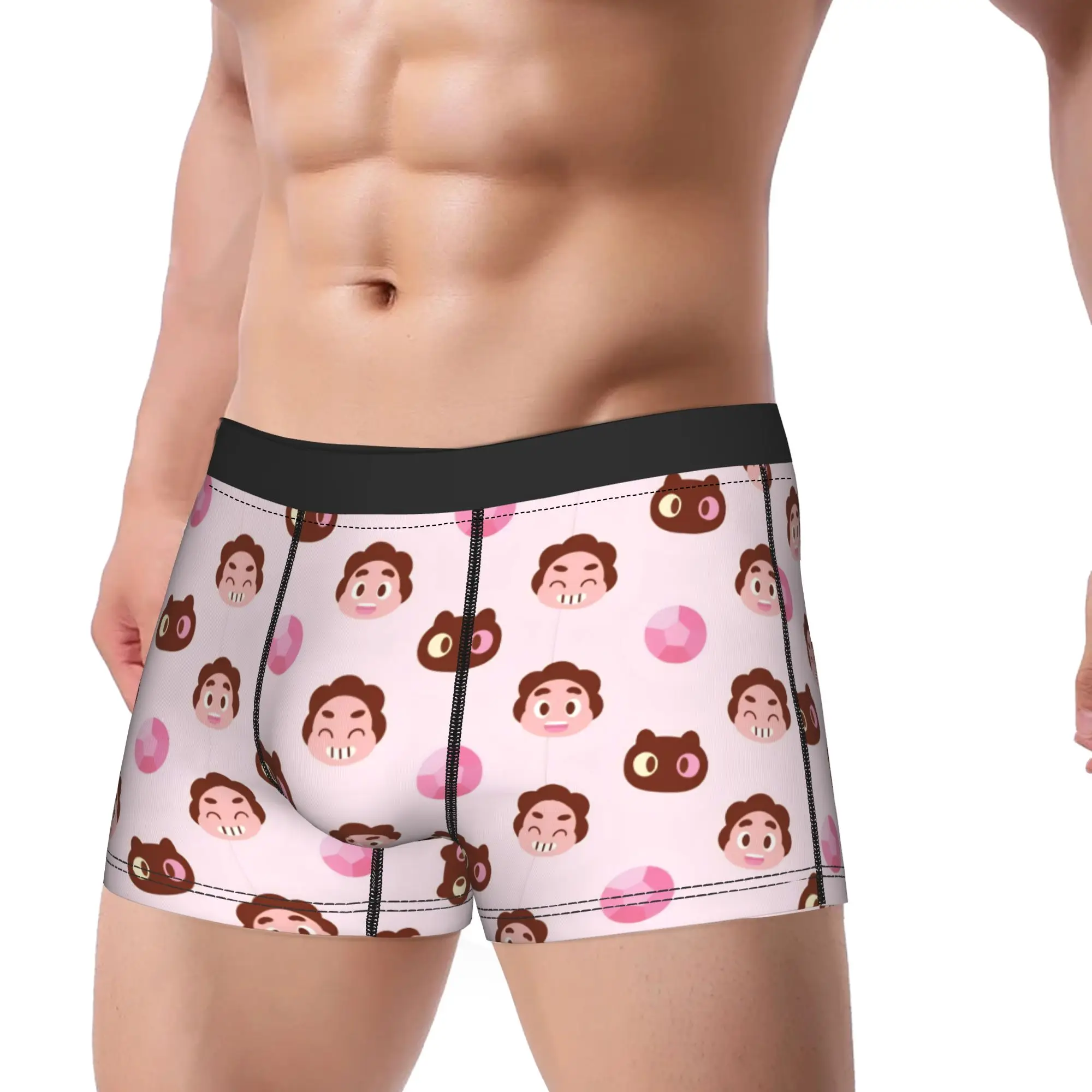 Men Garnet Peridot Lapis Lazuli Amethyst Underwear Steven Universe Funny Boxer Briefs Shorts Panties Male Underpants Plus Size