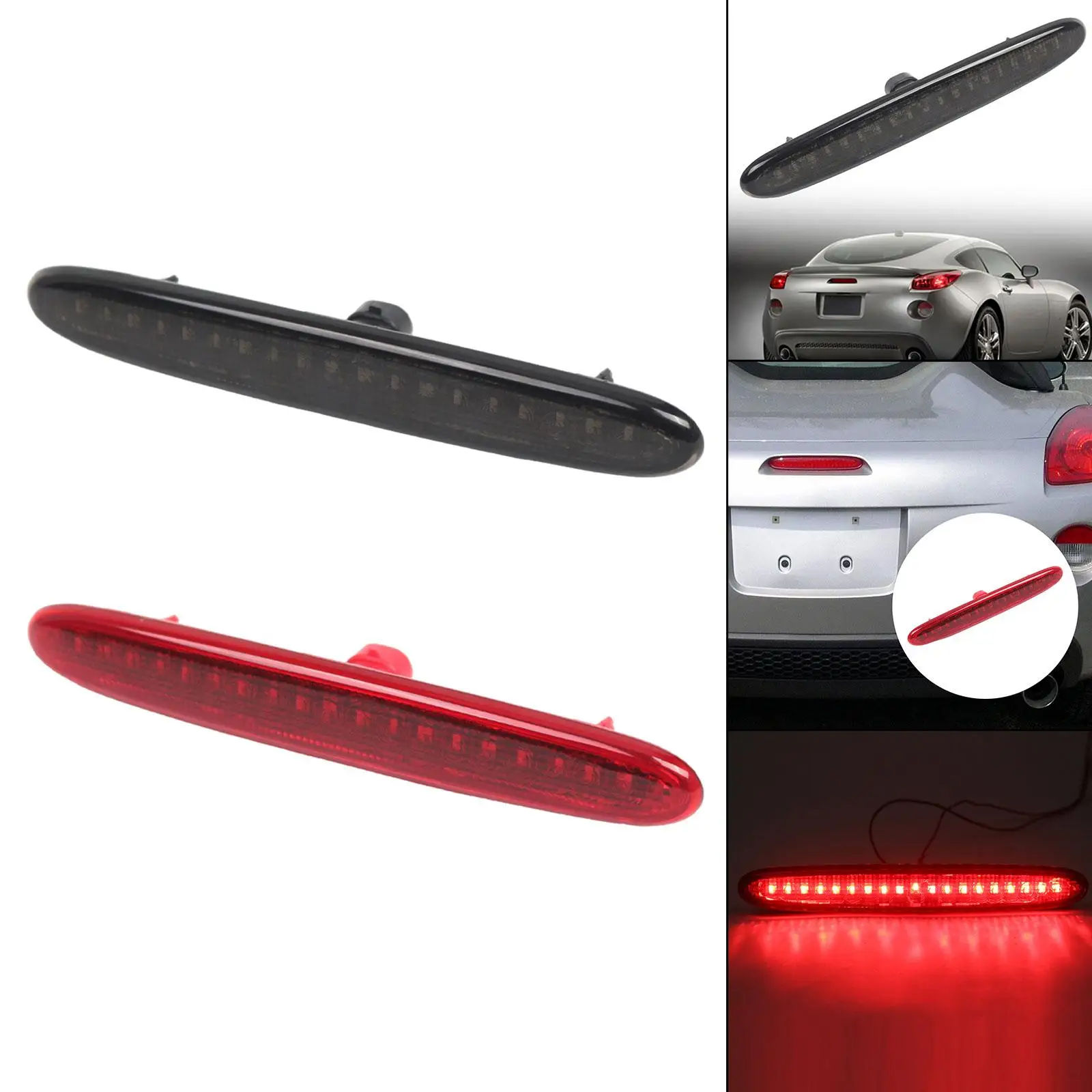 

Car Brake Light ABS Material High Level Rear Third Stop Lamp Automotive Tail Light Easy Install for Pontiac Solstice