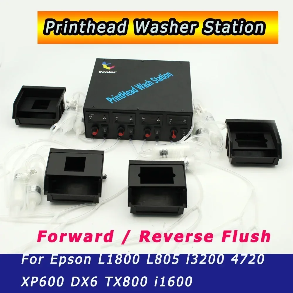 

XP600 DX6 Printhead Dtf Clean Clogged TX800 I1600 I3200 5113 Printhead Washer Station Maintenance Kit for Epson L1800 L805 4720