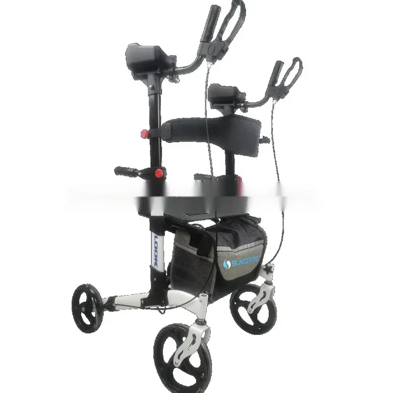 Light Weight Upright With Padded Arm Backrest And Walker Rollator