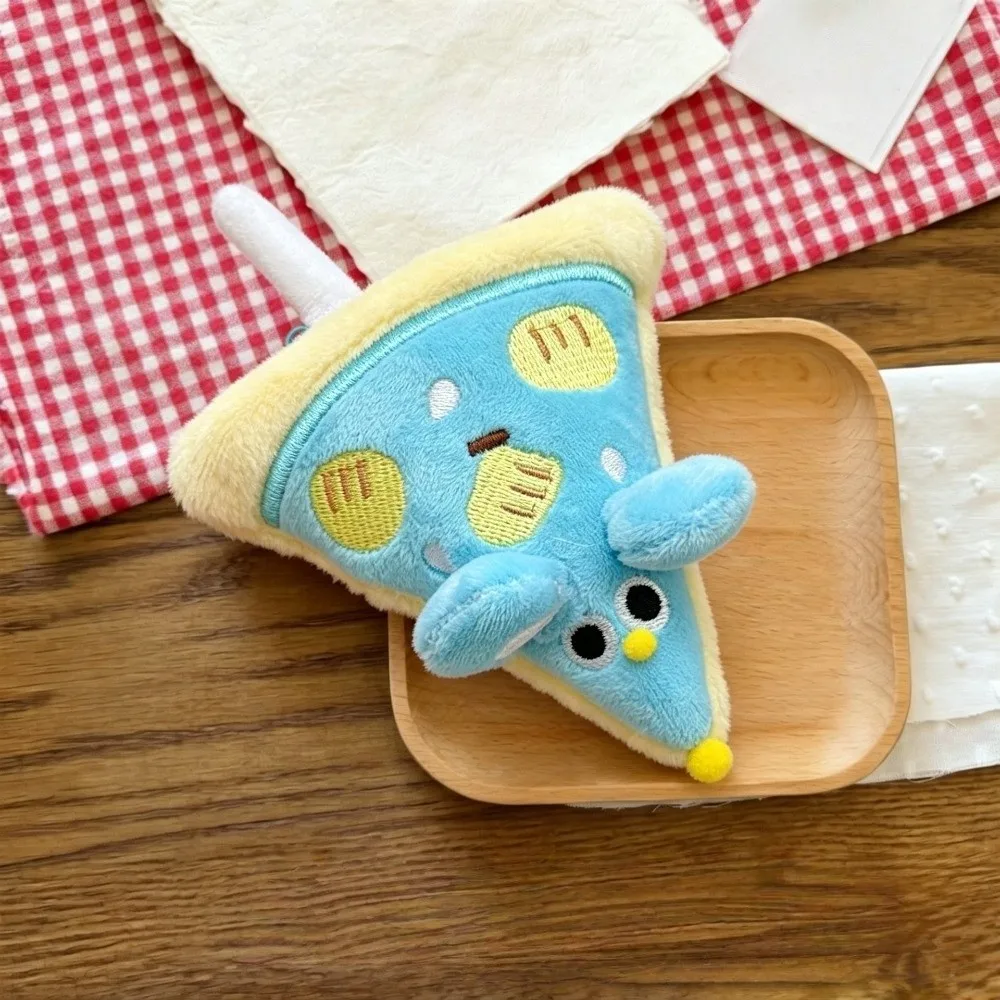 6pcs Blueberry Keychain Combination Pizza Mouse Keychain Fashion Cute Friendship Pizza Pendant Cartoon BFF Keyring Friendship